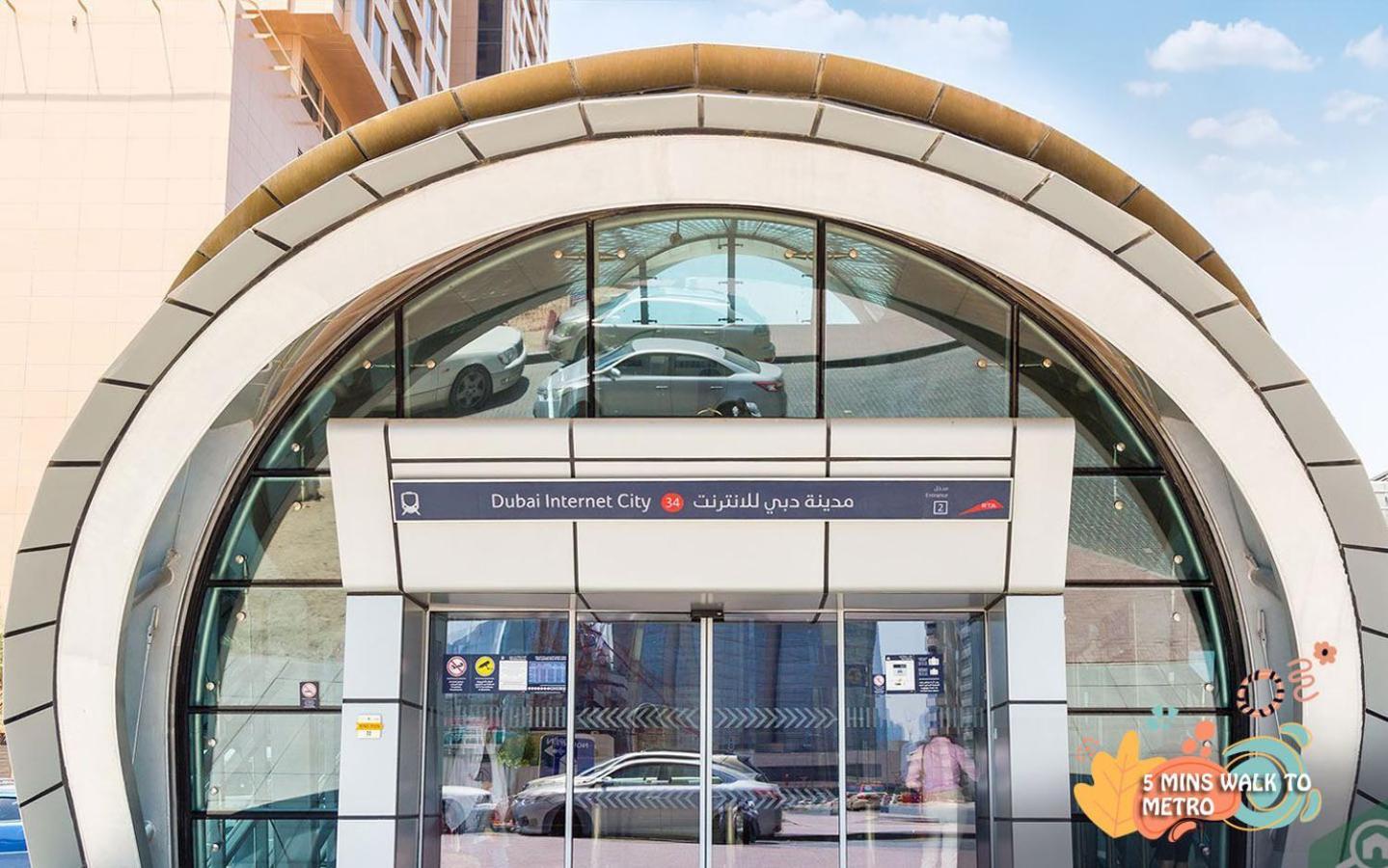 Nomad Partition Room In Barsha Heights 3 Mins To Icm Metro Dubái Exterior foto